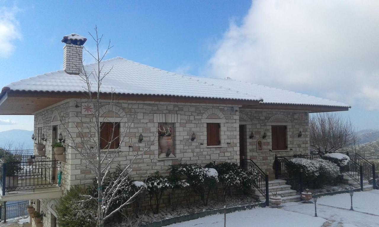 Μπαλκόνι στη λίμνη Τριχωνίδα Βίλα Krio Nero Εξωτερικό φωτογραφία